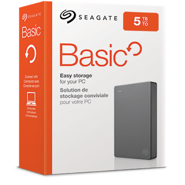 דיסק חיצוני SEAGATE Basic Portable Drive 5TB 2.5 usb 3.0