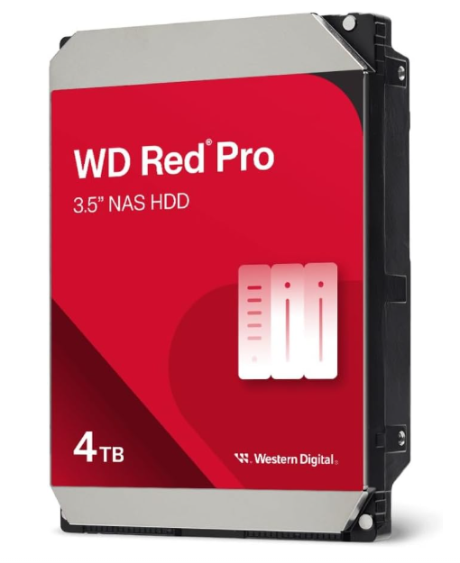 דיסק קשיח Western Digital 4TB Red Plus 128MB Cache 5400RPM SATA3