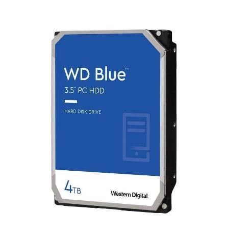 דיסק קשיח פנימי 3.5 Western Digital Blue 4TB SATA6 Gb/s 256MB
