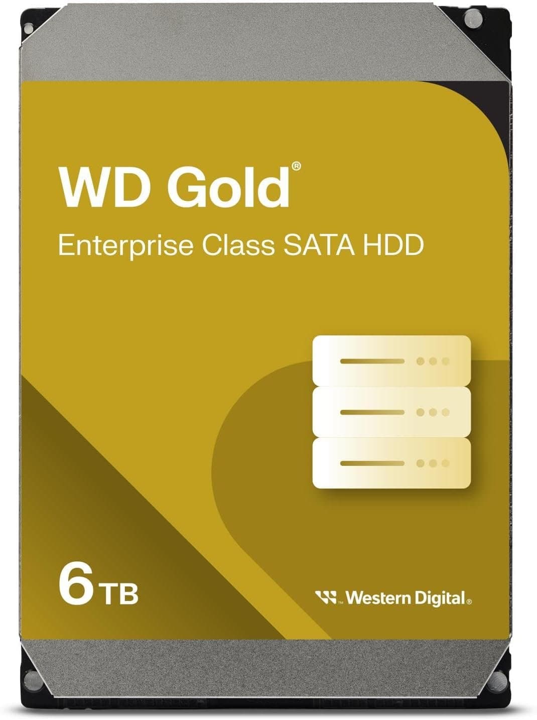 דיסק פנימי WD 6TB Gold Enterprise 7200RPM 256MB Cache Sata III
